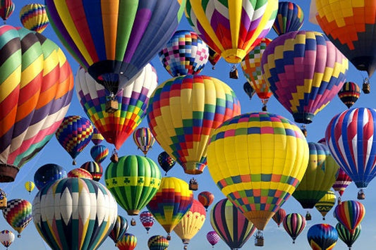 Hot Air Balloons- 3D Postcard