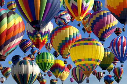 Hot Air Balloons- 3D Postcard