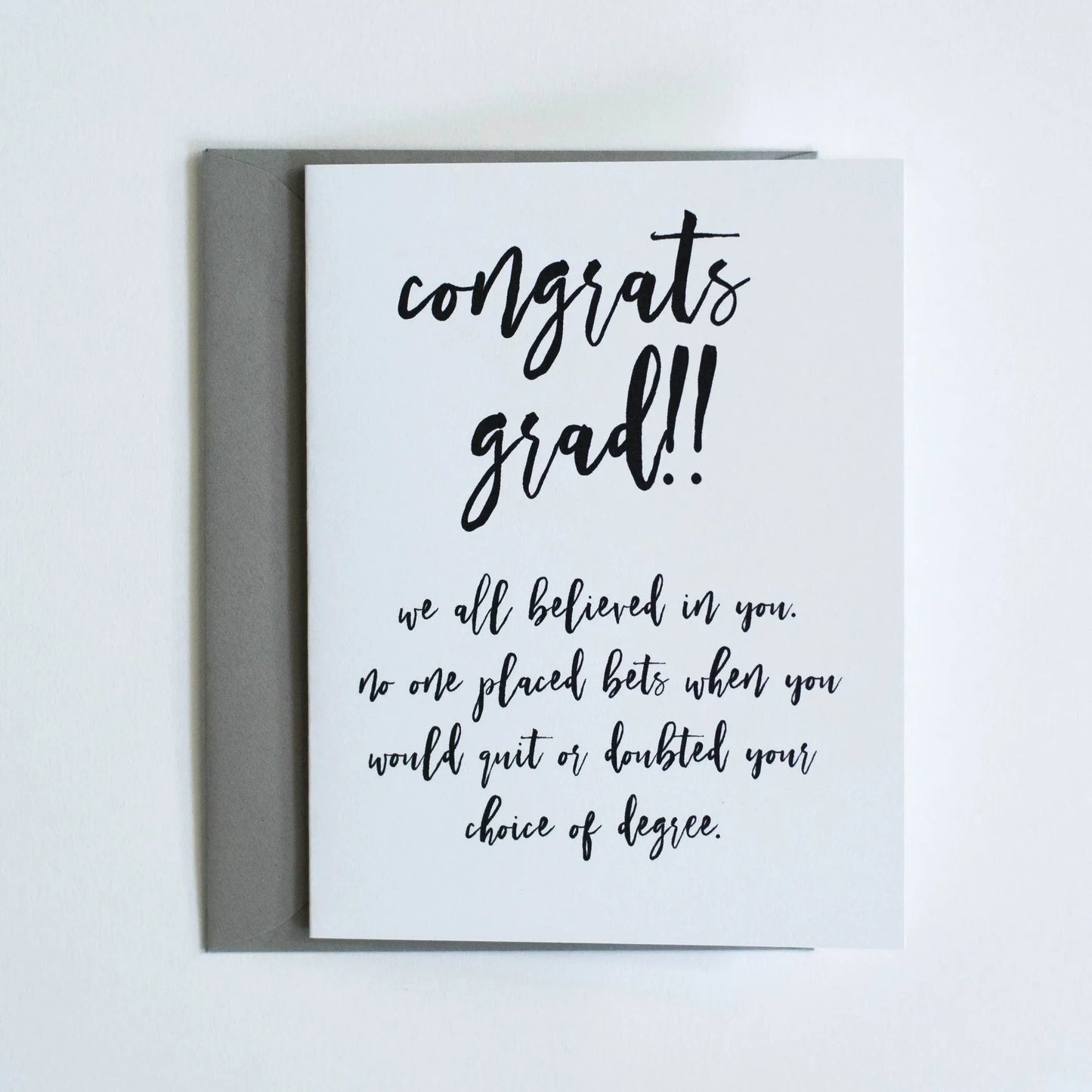 Congrats Grad Graduation Card