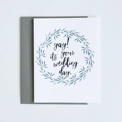 Yay Its You'Re Wedding Day Card