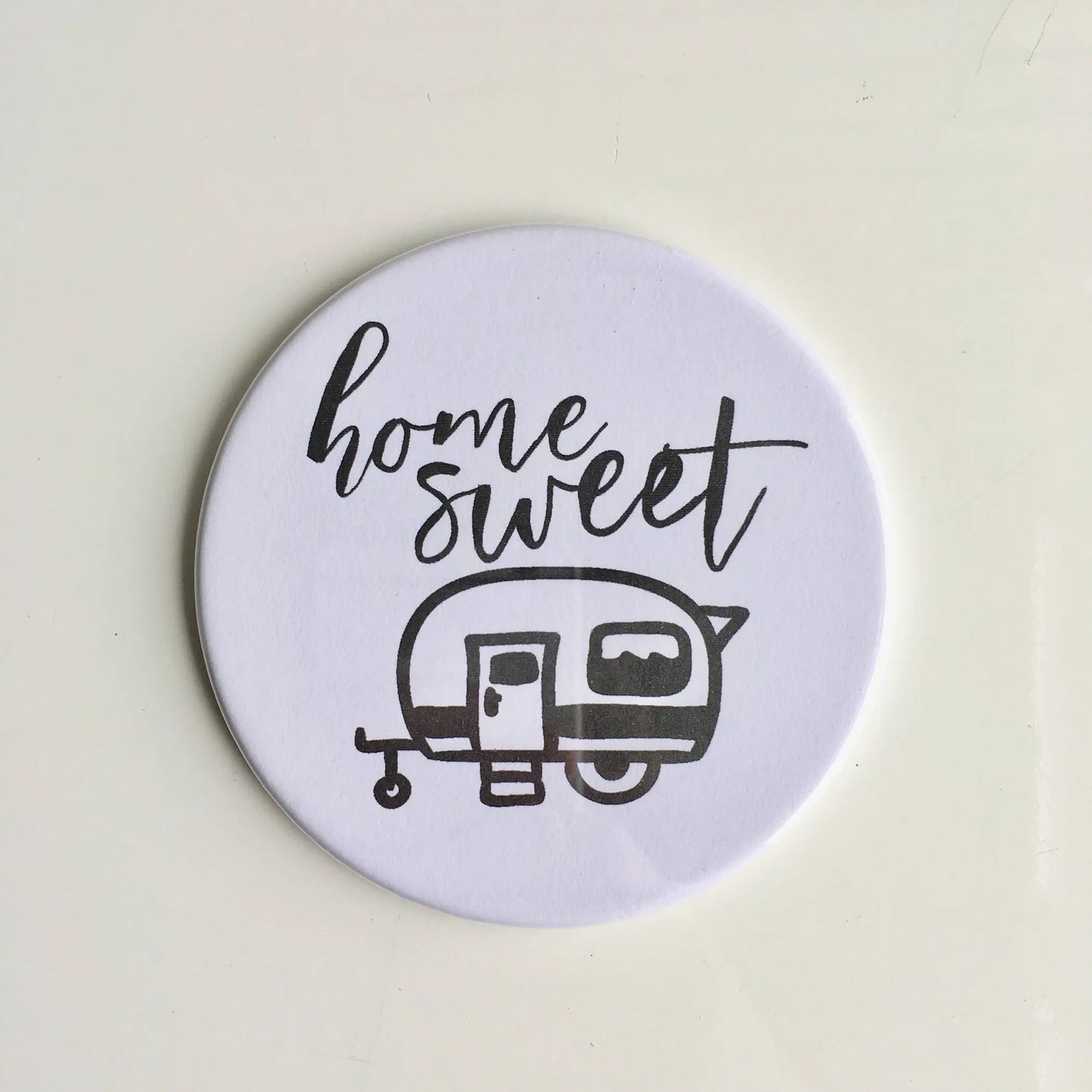 Home Sweet Camper Circle Magnet