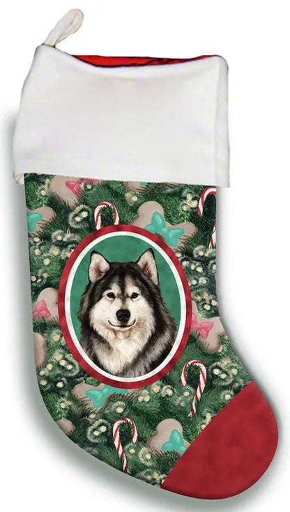 Alaskan Malamute - Best of Breed Christmas Stocking