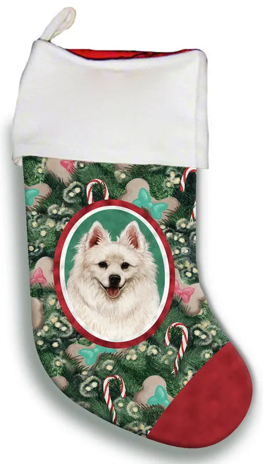 American Eskimo - Best of Breed Christmas Stocking