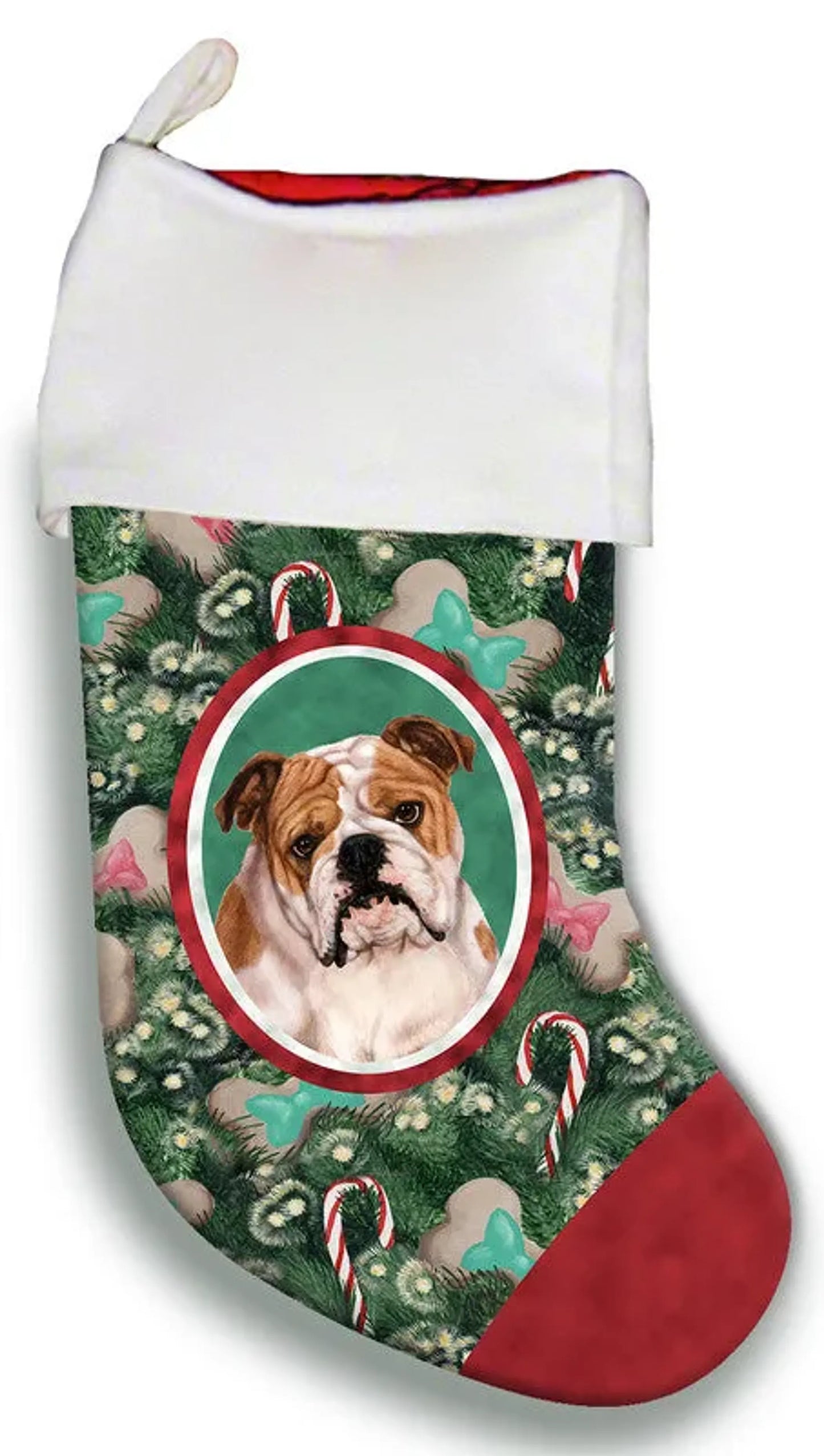 Bulldog - Best of Breed Christmas Stocking..