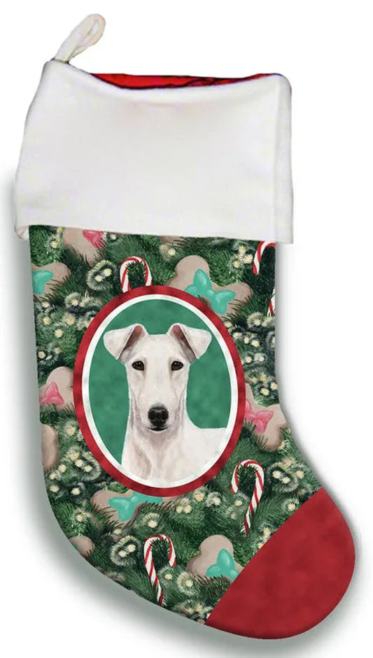 Fox Terrier White - Best of Breed Christmas Stocking