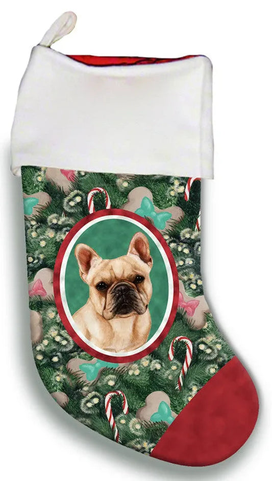 French Bulldog Cream - Best of Breed Christmas Stocking