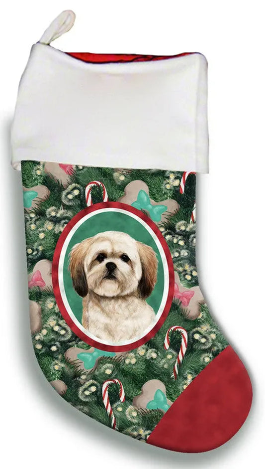 Lhasa Apso Sable- Best of Breed Christmas Stocking