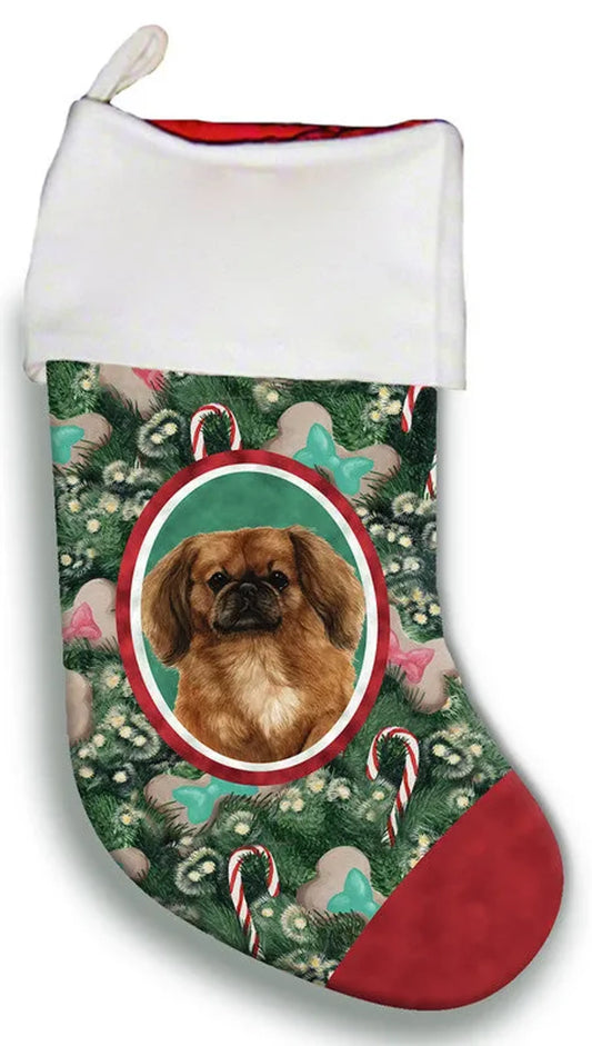 Pekingese Red- Best of Breed Christmas Stocking