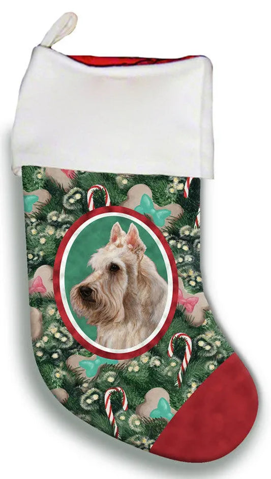 Scottish Terrier Cream- Best of Breed Christmas Stocking