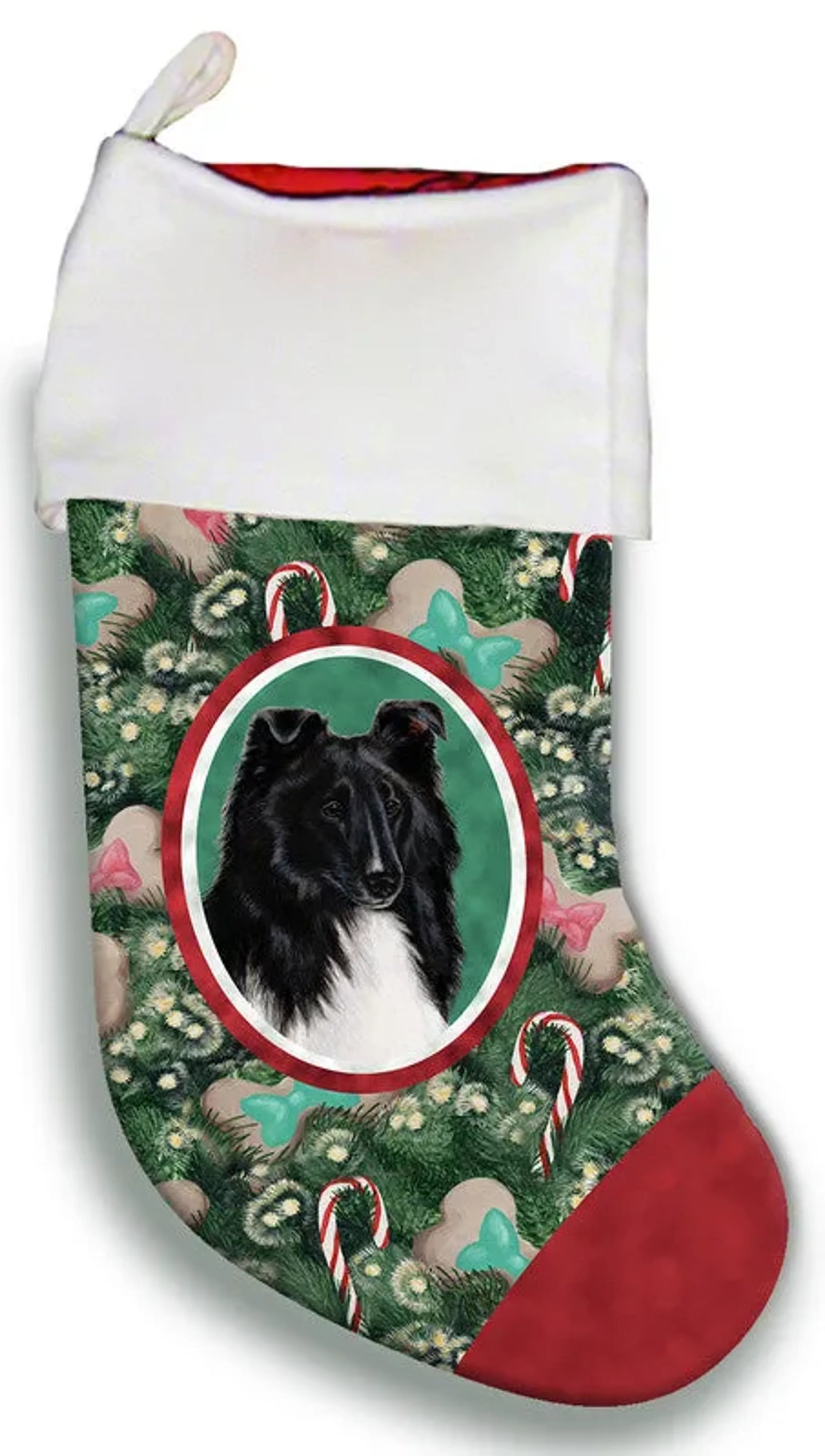 Sheltie Bi Black- Best of Breed Christmas Stocking