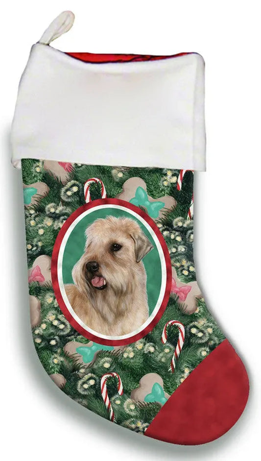 Soft Coated Wheaton Terrier- Best of Breed Christmas Stocking