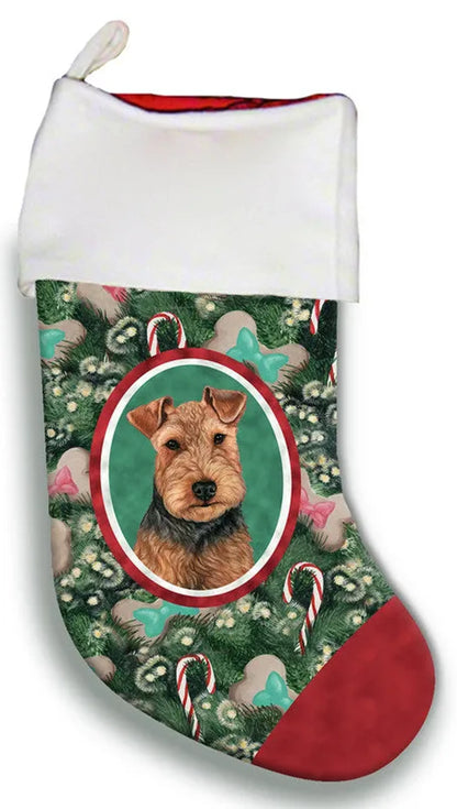 Welsh Terrier- Best of Breed Christmas Stocking