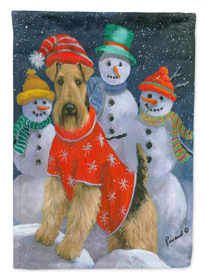 Christmas Dog Art Flag