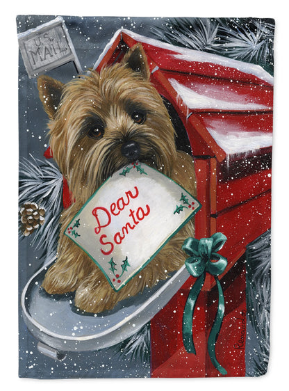 Christmas Dog Art Flag