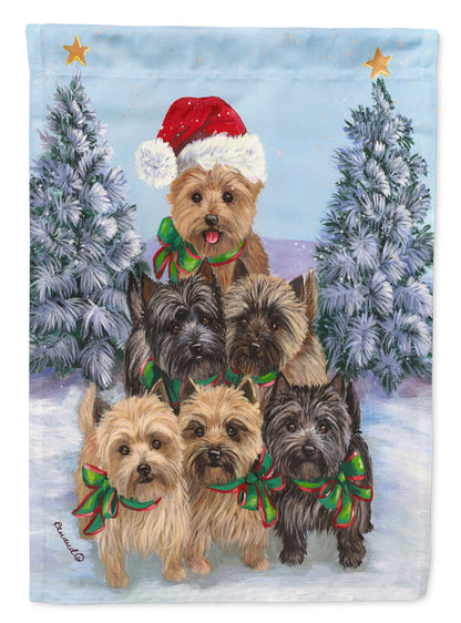 Christmas Dog Art Flag