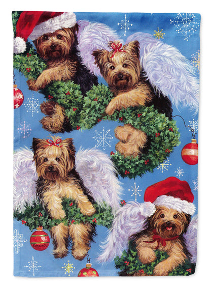 Christmas Dog Art Flag