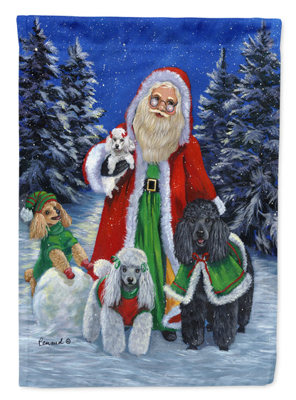 Christmas Dog Art Flag