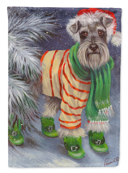 Christmas Dog Art Flag