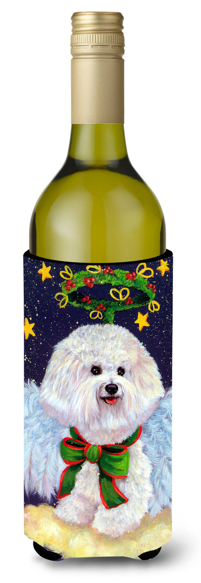 Christmas Dog Art Wine Bottle Hugger