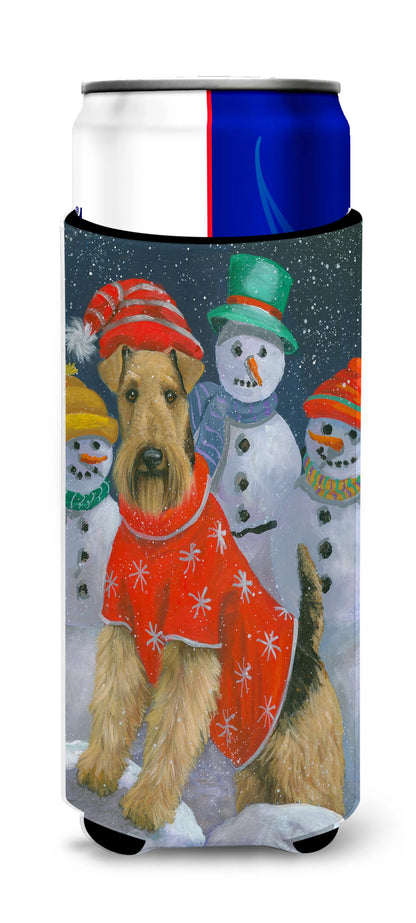 Christmas Dog Print Ultra Hugger for slim cans