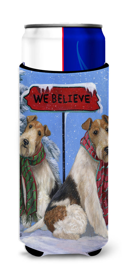 Christmas Dog Print Ultra Hugger for slim cans