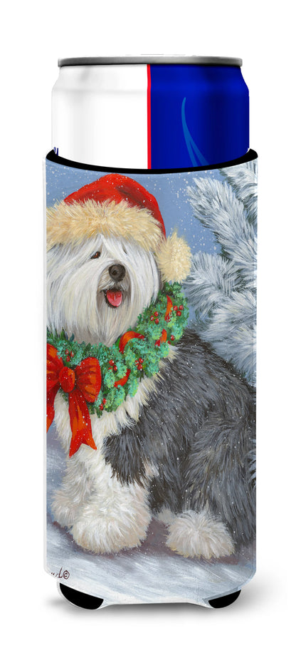 Christmas Dog Print Ultra Hugger for slim cans