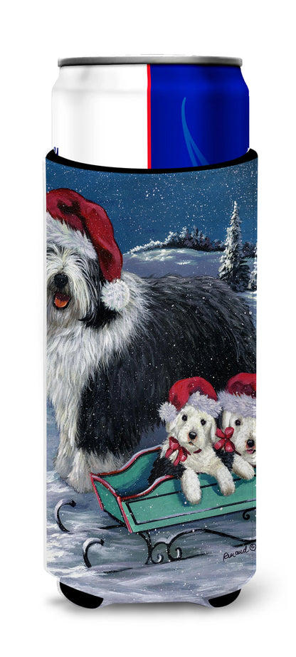 Christmas Dog Print Ultra Hugger for slim cans