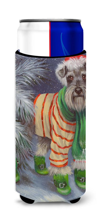 Christmas Dog Print Ultra Hugger for slim cans