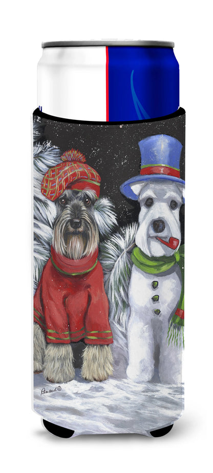 Christmas Dog Print Ultra Hugger for slim cans