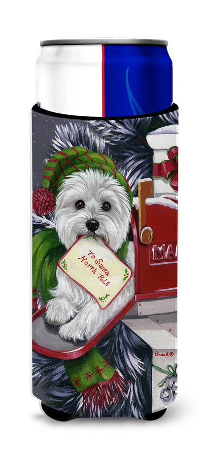 Christmas Dog Print Ultra Hugger for slim cans