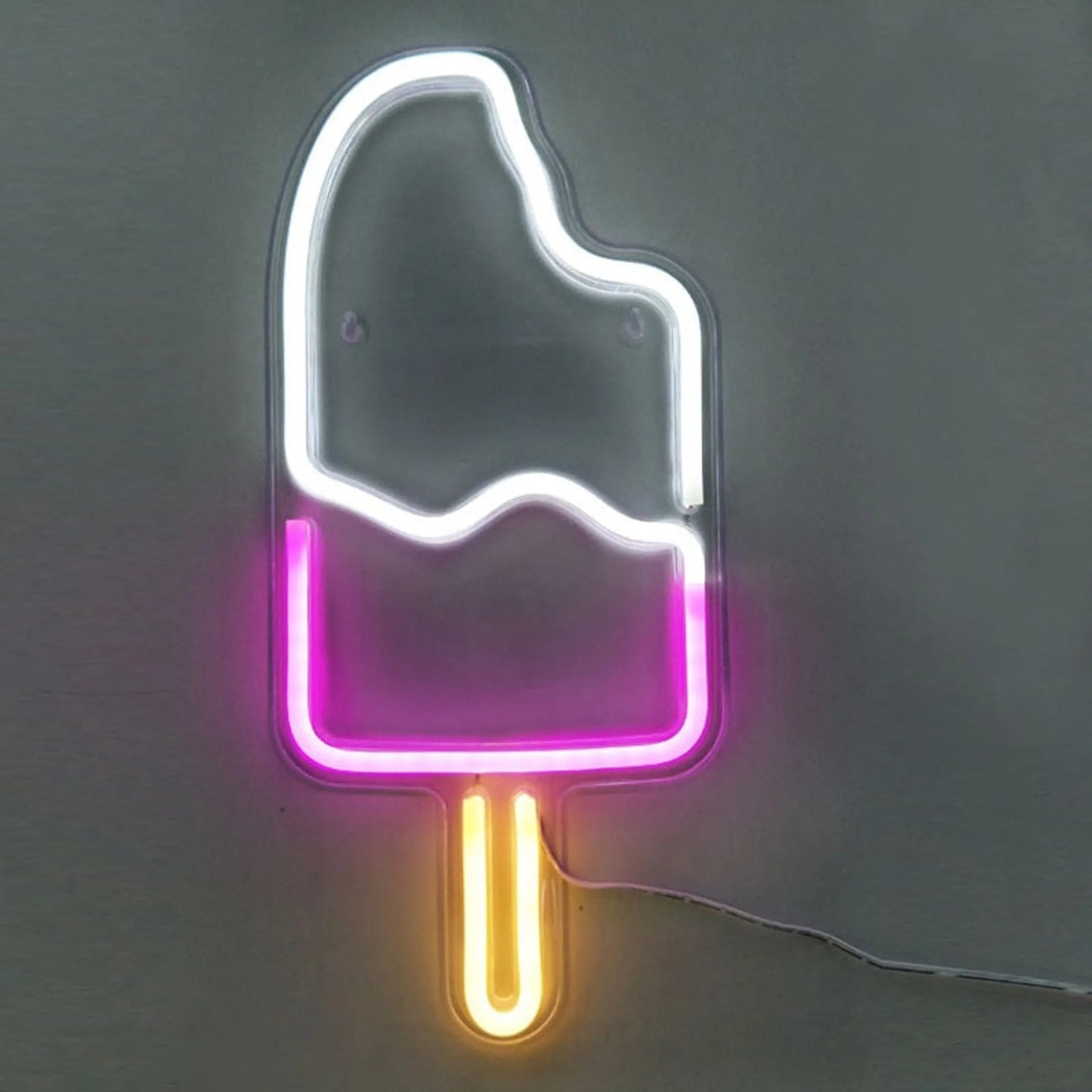 Popsicle LED Neon Light Wall Sign