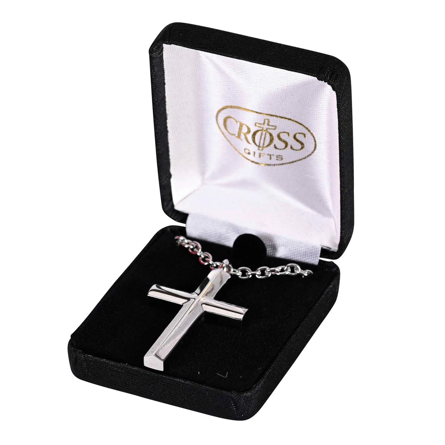 NK Stainless Steel Beveled Cross 24in ch