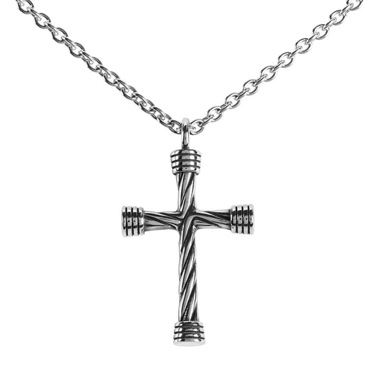 NK Stainless Steel Rope Cross 24in