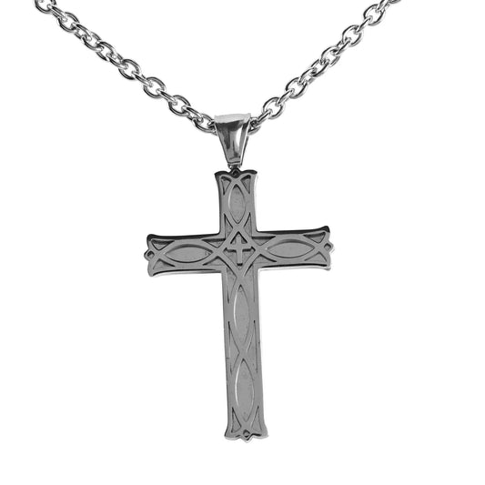 CELTIC BUD CROSS 24IN CHAIN