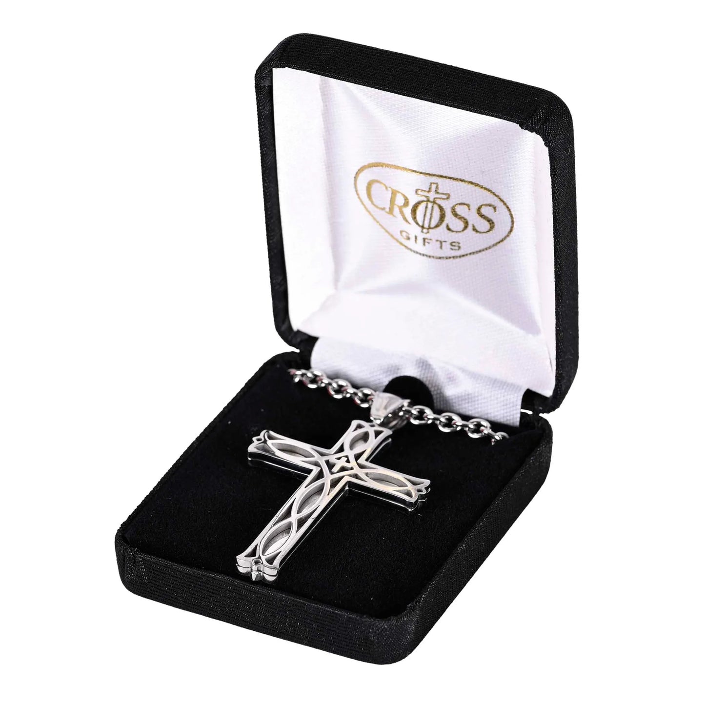 CELTIC BUD CROSS 24IN CHAIN