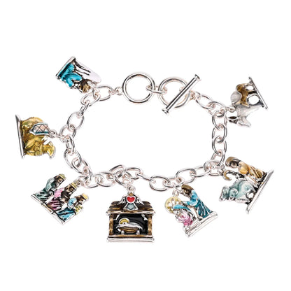 NATIVITY LINK TOGGLE CLOSURE BRACELET