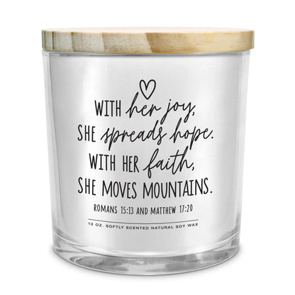 Soy Candle With Her Joy She Spreads 13Oz