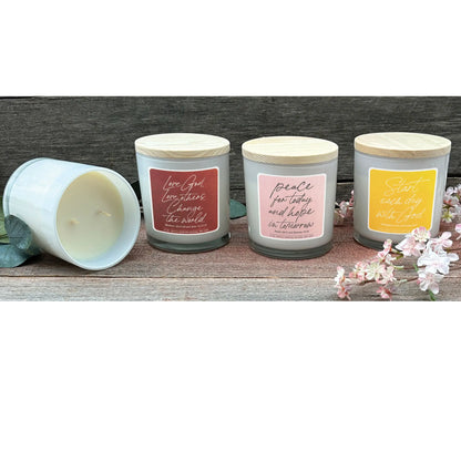 Soy Candle Love God Love Others 13Oz