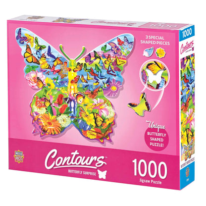 Jigsaw Puzzle 1000 Pc Butterfly Shaped