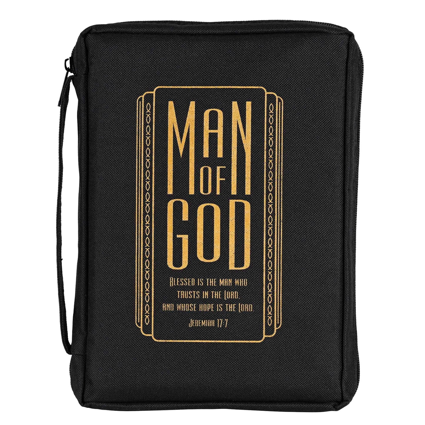 Bible Cover Man Of God Jer. 17:7 Medium