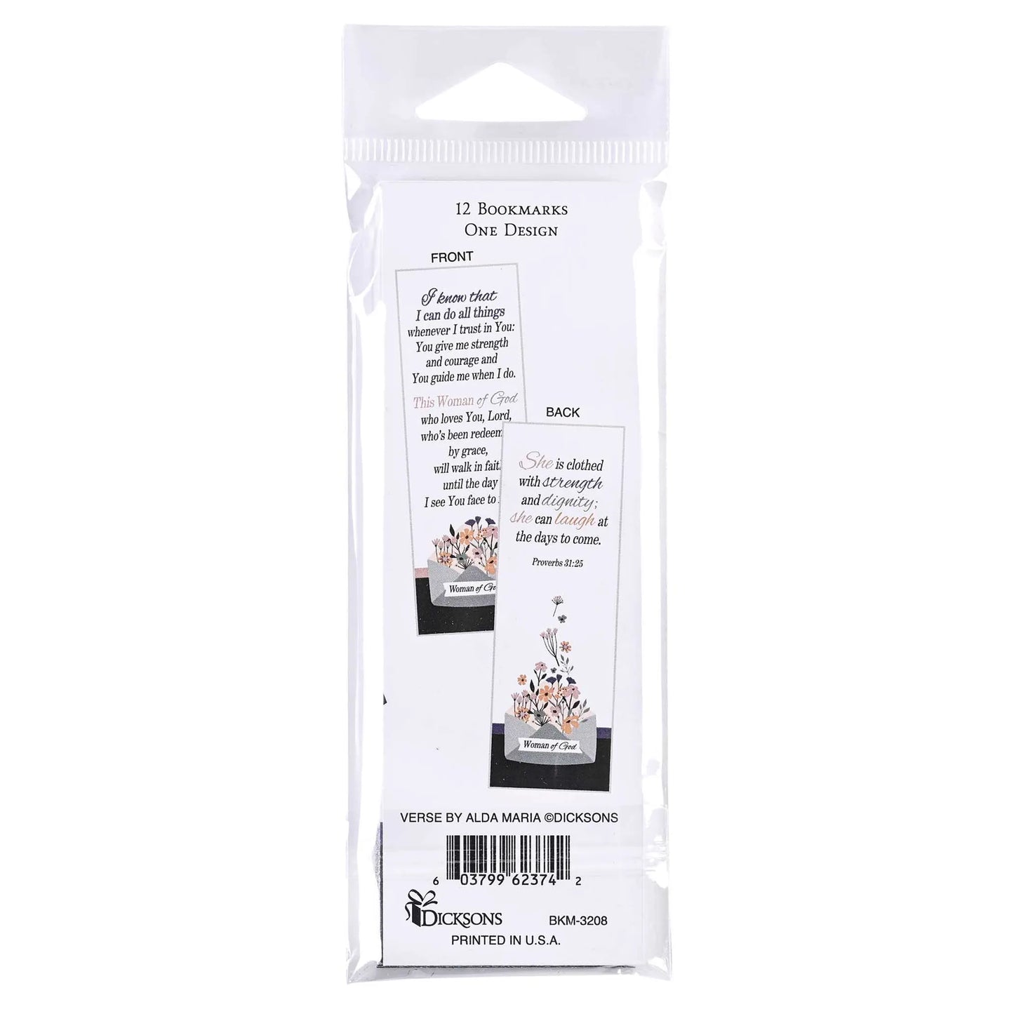 Bookmark Woman Of God 2x6 12-Pack