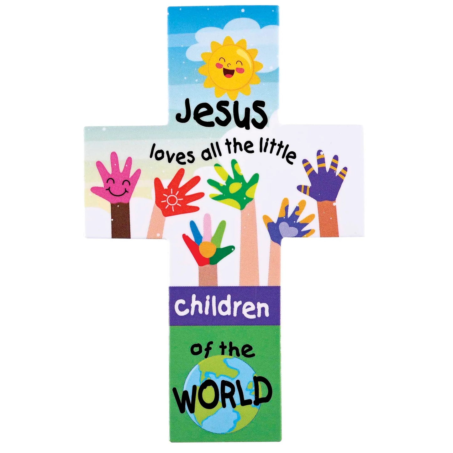 Pocketcard Cross Jesus Loves Children