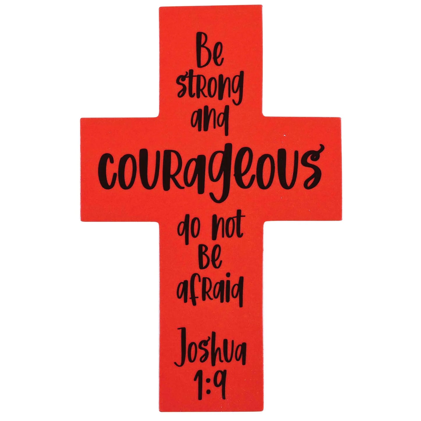 Pocketcard Cross Be Strong & Courageous