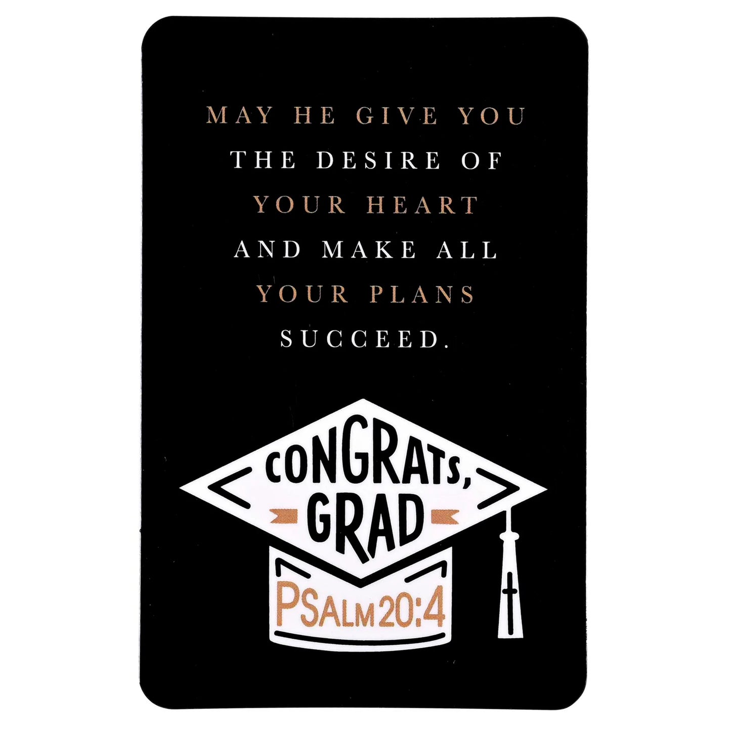 Pocketcard Congrats Grad Psalm 20:4