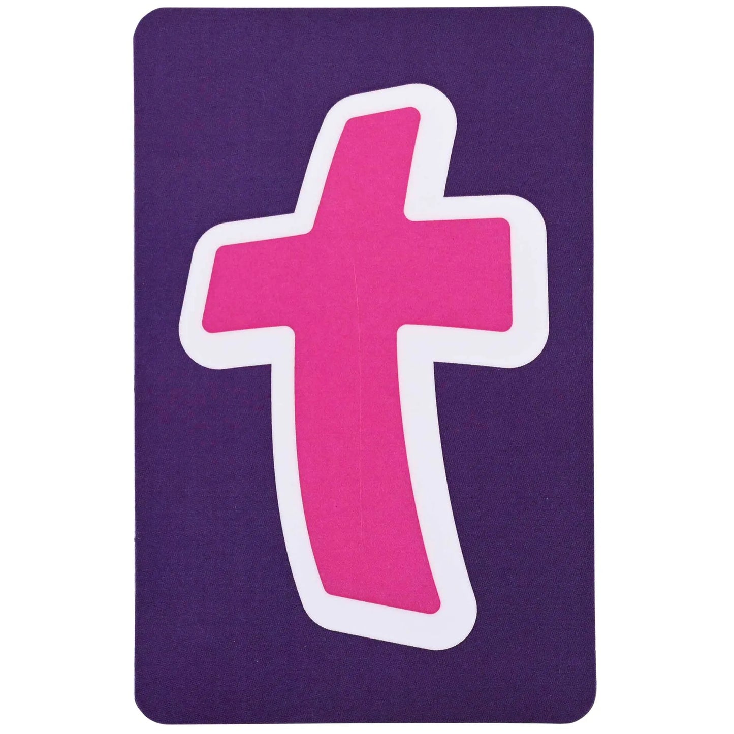 Pocketcard Pink Cross John 3:16