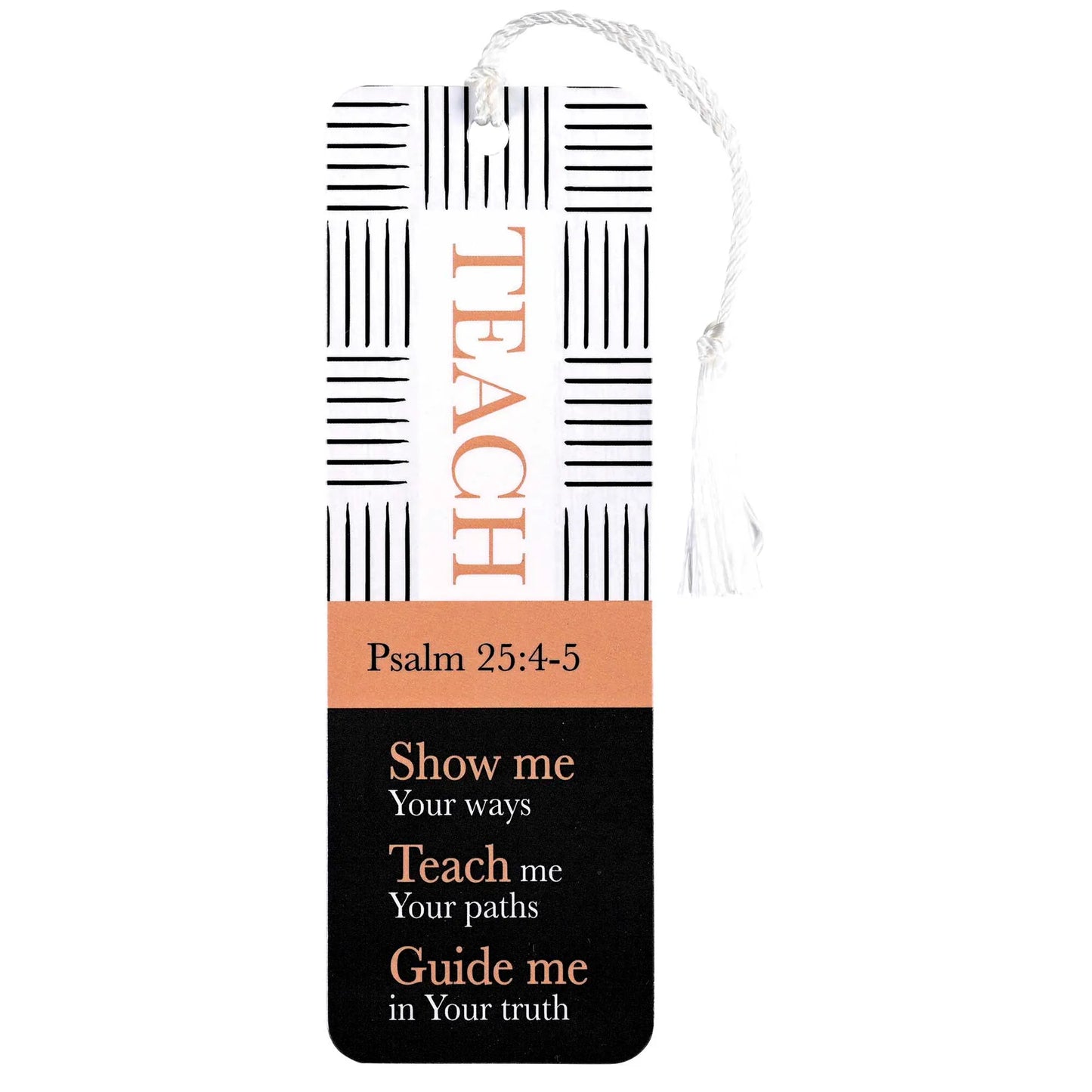 Tassel Bookmark Teach Psalm 25:4-5