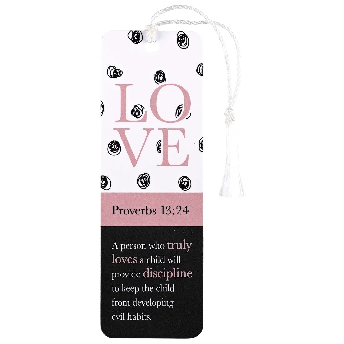 Tassel Bookmark Love Proverbs 13:24