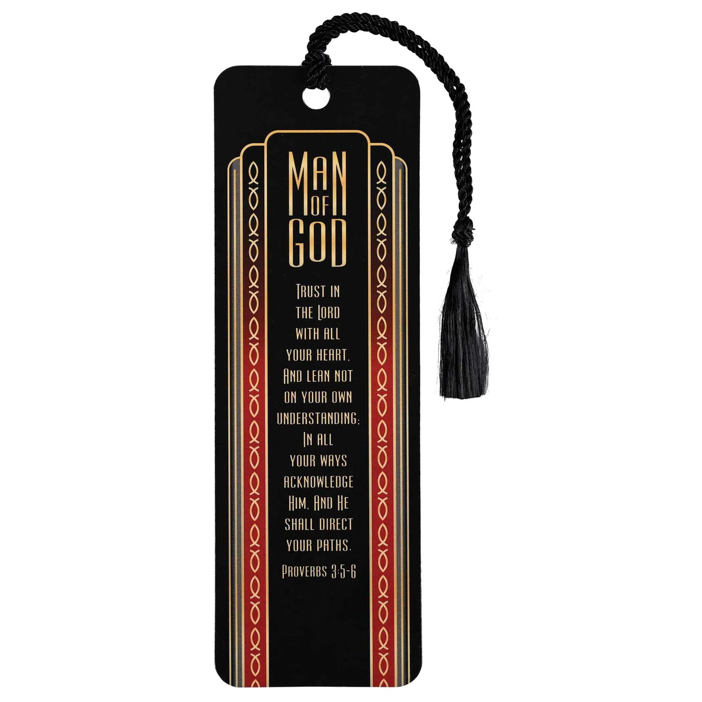 Tassel Bookmark Man Of God Prov. 3:5-6