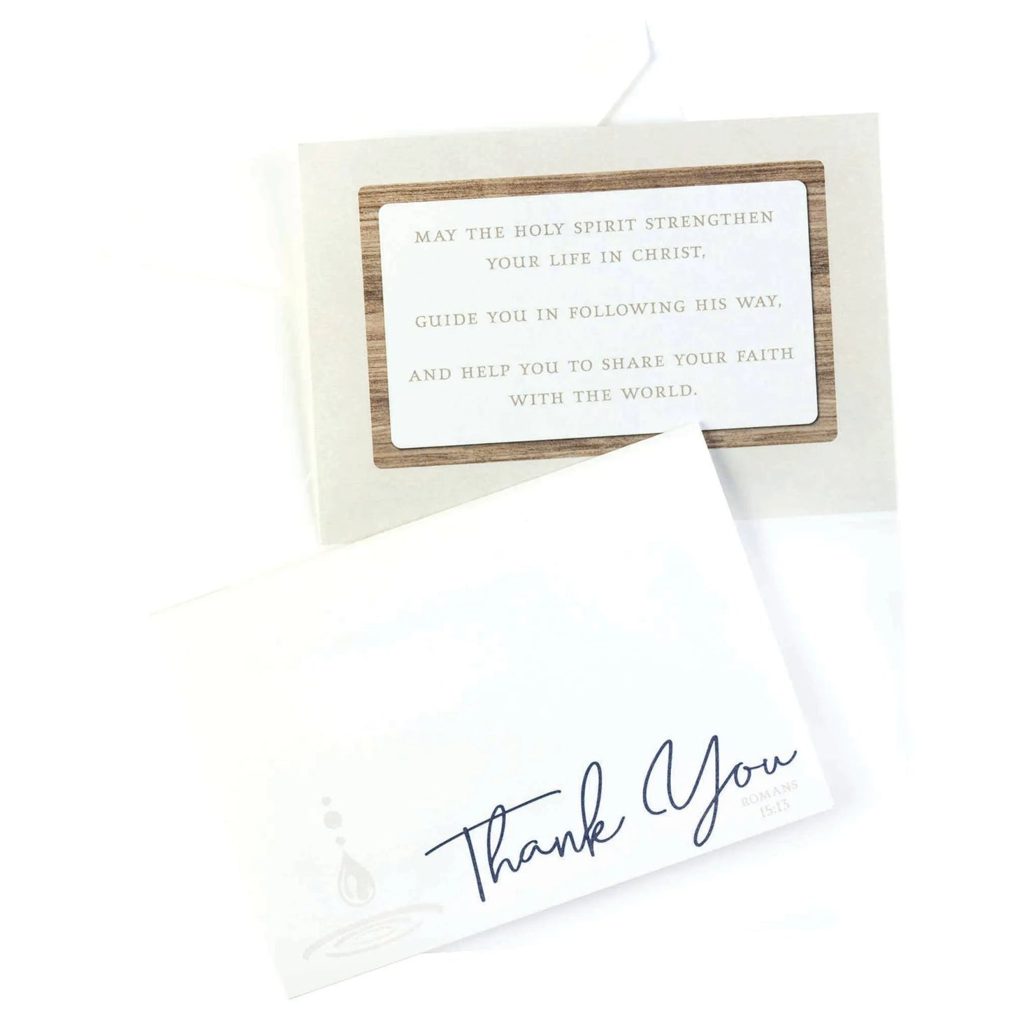 Thank You Cards With Droplets