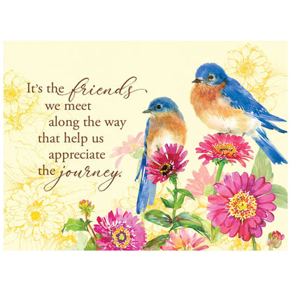 Card Set Friendship Blue Birds & Brights